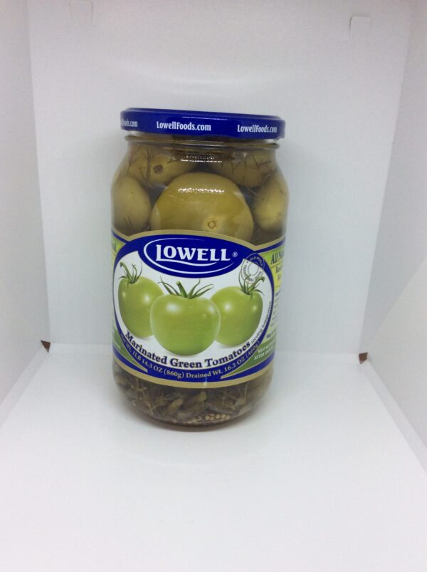 Marinated Green Tomatoes Lowell 460g