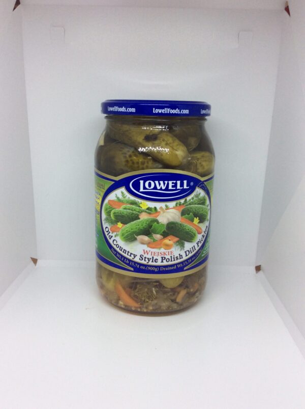 Old Country Syle Polish Dill Pickles Lowell 430g.