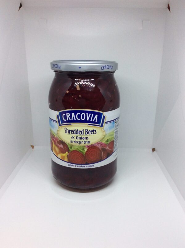Shredded Beets & Onions In vinegar brineCracovia 860g.