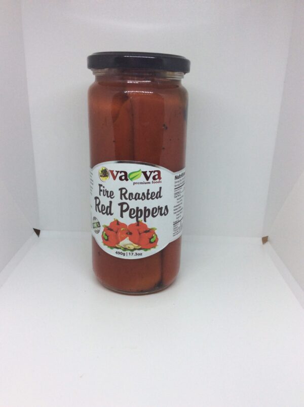 Fire Roasted Red Peppers Vava 490g