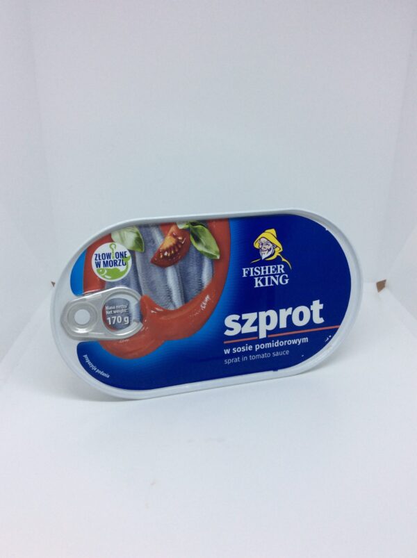 Sprat In Tomato Sauce Fisher King 170g.