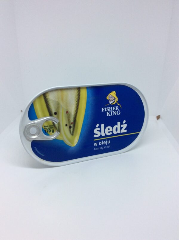 Herring In Oil Sledz Fisher Kings 170g