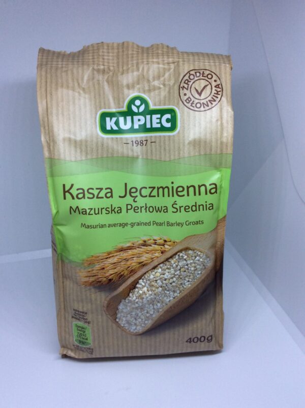 Pearl Barley Groats, Kasza Jeczmienna Kupiec 400g
