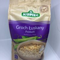 Shelled Peas halves, Groch Luskany Kupiec 400g.