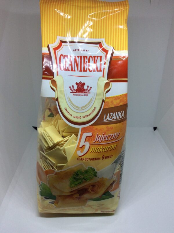 Pasta, Makaron Lazanka Czaniecki 250g