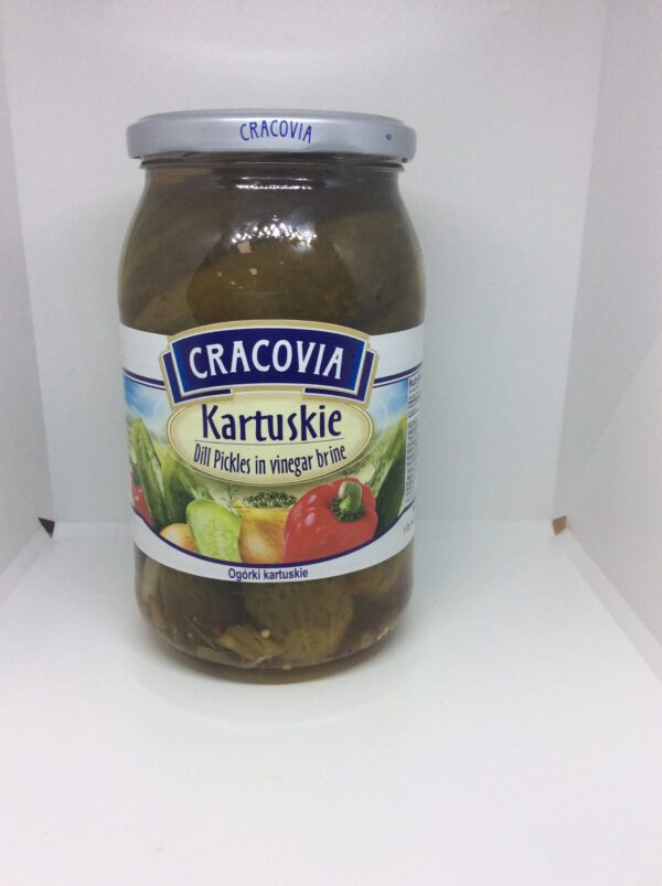 Kartuskie Dill Pickles In Vinegar Brine Cracovia 860g.