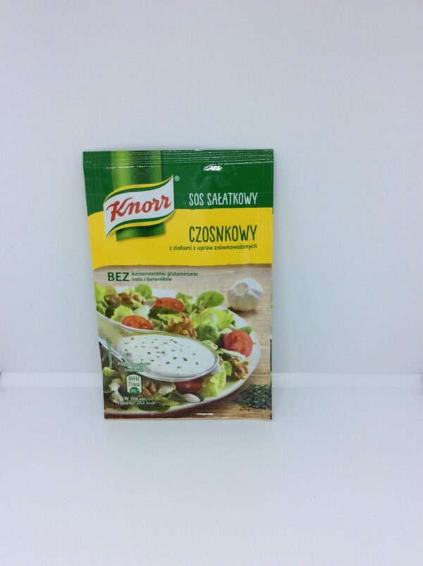Garlic Salad Sauce, Sos Salatkowy Czosnkowy Knorr 8g