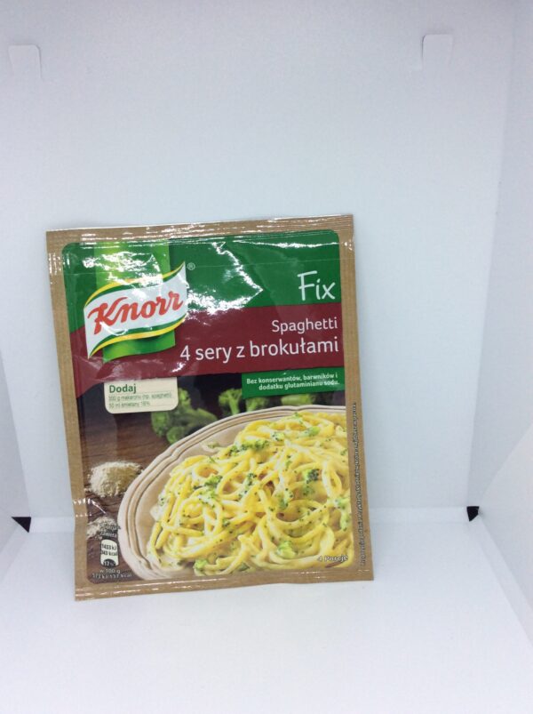 Fix Spaghetti 4 Sery Z Brokulami Knorr 43g